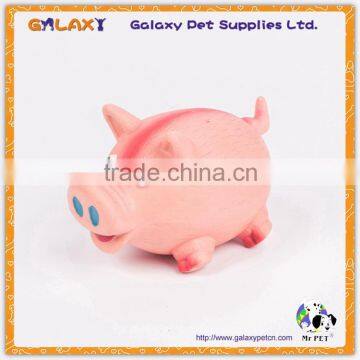 LT4026 Latex Polka Dot Globlet Pig Dog Toy, Assorted Colors photo-3