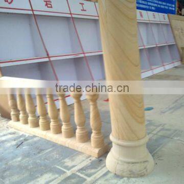 for column Chinese nice yellow sandstone