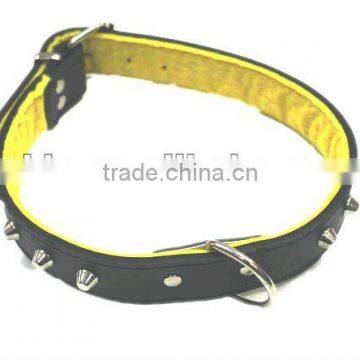 Leather Studded Dog Puppy Collars Necklace for Small Dogs