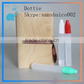 eye drop bottle with childproof cap and wooden box hot sale wooden box match with 30ml unicorn plastic bottles