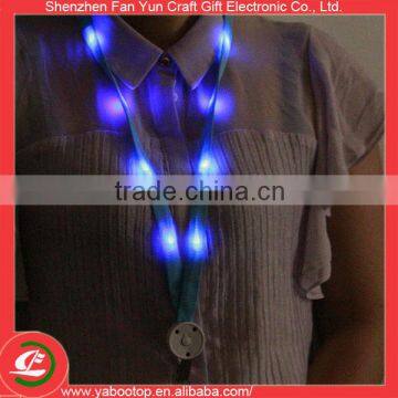 two sided badge holder led lanyard