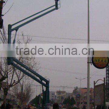 Self Diesel Motor Power Boom Folding Hydraulic Rising Platform Machine photo-3