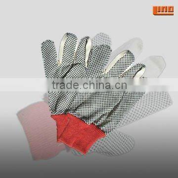 Canvas PVC Dotted Working gloves