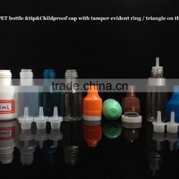 hot selling 10ml pet need tip bottles for e liquid new arrival