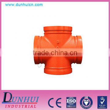 FM UL approved ductile iron Equal cross