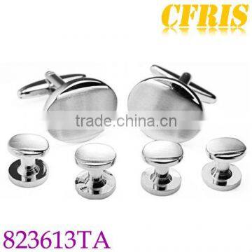 Wholesale Blank Cufflink and studs set