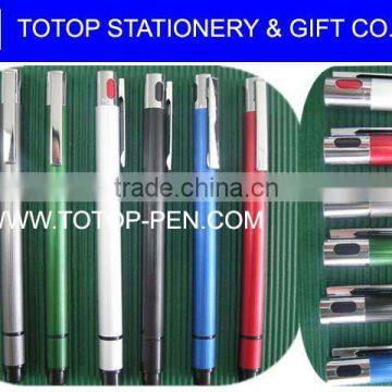 Useful mental ball pen with highlighter for office