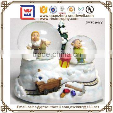 Souvenir Resin Craft Glass Snow Ball Snow Globe Gifts & Decoration World Globe
