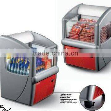 open front cooler show case freezer mini cooler or freezer