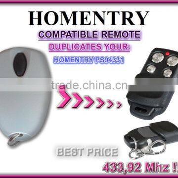 After market HOMENTRY PS94331 compatible remote
