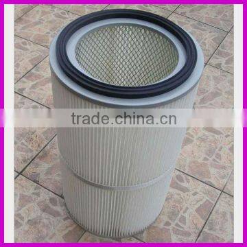 Powder spraying sand spraying recycling filter cartridge