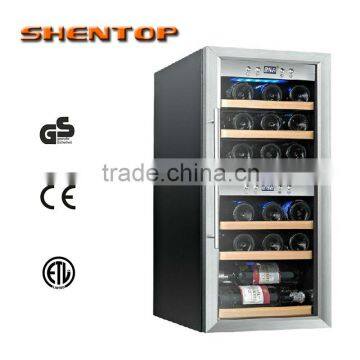 24-bottle absorption refrigerator with steel handle no vibration wine refrigerator cabinet 24-bottle STH-S24