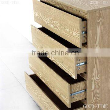 Wooden Grain Melmained MDF Cheap Modern Large Simple Modern Used Chest of Drawers Designer photo-4