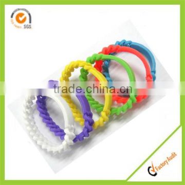 Wholesale silicone bracelet Twist silicone bracelets