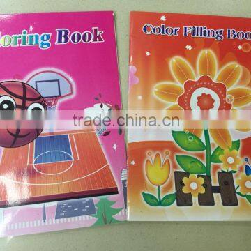 2016 new-model eco-friendly high quality custom coloring drawing book printing