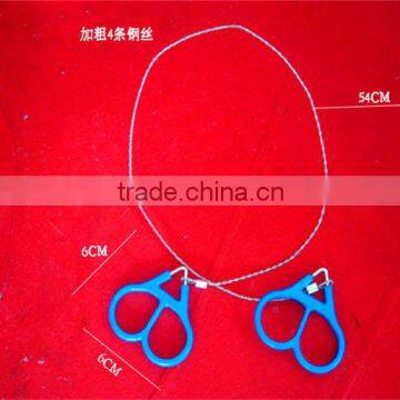 Emergency Survival Gear Outdoor Plastic Steel Wire Saw Ring Scroll Travel Camping Hiking Hunting Climbing Survival Tool photo-5