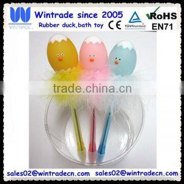 Plastic egg pen/Easter toy gift pen/led light toy pen