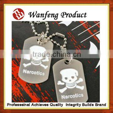 Promotional Christams Gift antique silver blank sublimation bone shape dog tag name tag