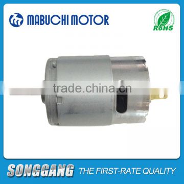 Micro Hair Dryer Motor 24 Volt DC 8700RPM Totally Enclosed Permanent Magnet Construction Mabuchi Motor RS-385PH-16140