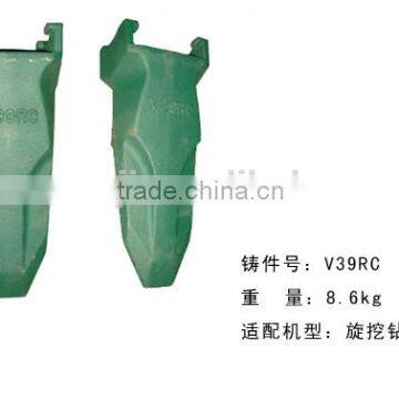 2015 new product V39RC mini excavator rock bucket teeth types