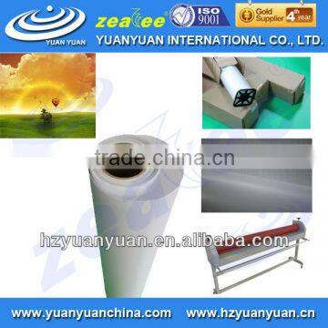 gloosy/ white grey sheet white paper pvc overlap circle cold lamination film for picture protection in roll