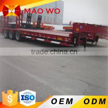 Twin Axle Heavy Duty Cargo and Machine Transport Lowbed Semi Trailer Quality Choice photo-3