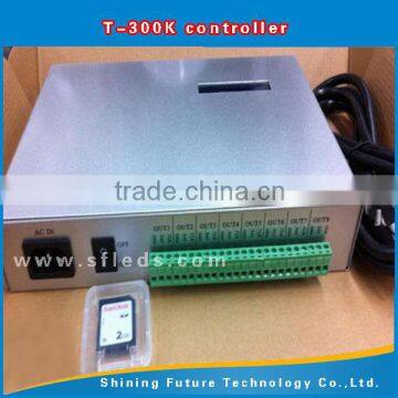 T-300K online led pixel controller,can be controlled via PC;suppor many kinds of IC;8ports*1024pixels=8192pixels