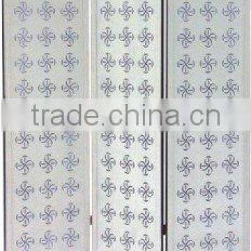 Carven Flowers Wooden Screen