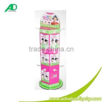 Colorful Pegboard Rotating Display Stand/jewelry display stand/paper stand