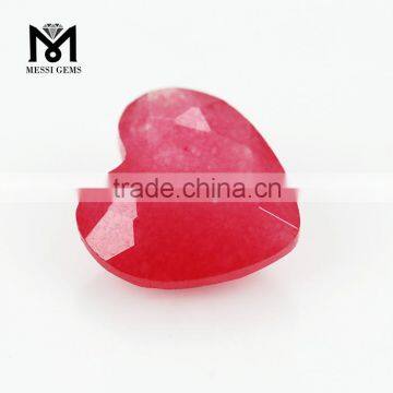 Loose Gemstone Sparkling Natural Unheated Red Heart Natural Gemstone