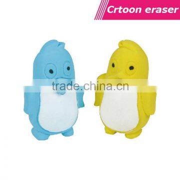 3D cute animal shaped erasers penguin eraser