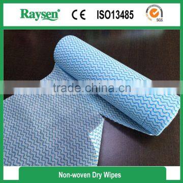 China Factory Wholesale High Quality Cheap Spunlace Wipe Roll Non Woven Fabric