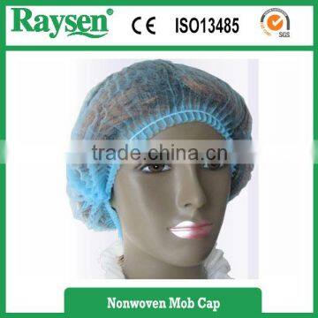 High quality PP non woven disposable mob cap/clip cap