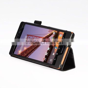 Universal leather tablet case for Sharp AQUOS PAD SH-08E