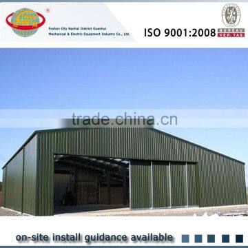 Better noise elimination light steel structure garage shop