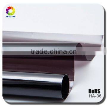 TSAUTOP high qualtity 1.52*30m vehicle window film uv rejected solar control window films window decals HA36