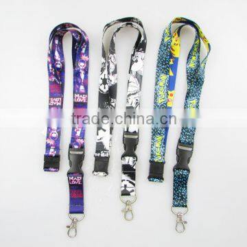 Factory OEM Logo Print Lanyard With Breakaway Buckle photo-3