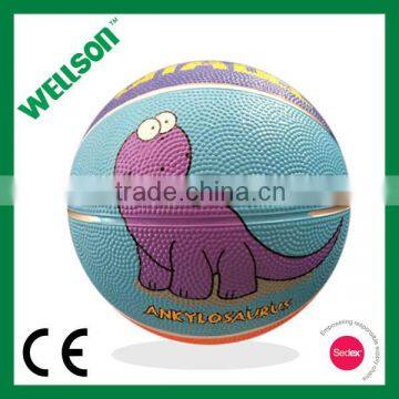 Size 1 rubber basketball