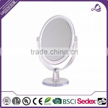 Oval Plastic Cheap frame bathroom mirror