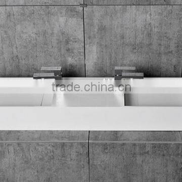 wall hung white acrylic solid surface wash basin,Artificial Stone Washing Basin