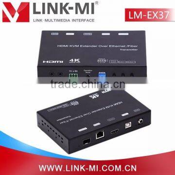 LINK-MI LM-EX37 120M 4K HDMI+USB KVM Extender Over IP/Fiber 60KM(Single Model) photo-4