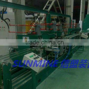 Solar water heater metal sheet rolling and forming production line