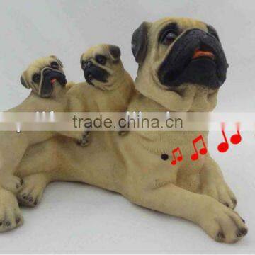 polyresin shake head figurine music toy