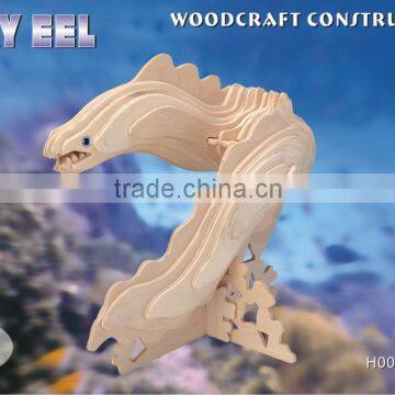 Morayeel Woodcraft Construction Puzzle Kit Wooden 3D