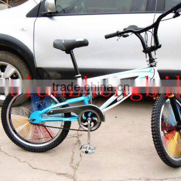 colourful spoke adult bmx bicycle/bikes