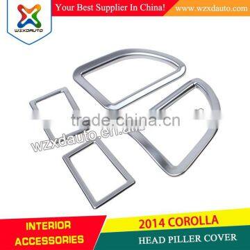 2014 Corolla ABS Chrome Car Head Piller Cover