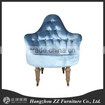 Triangle back cane seat armchair, hot sale sofa chair