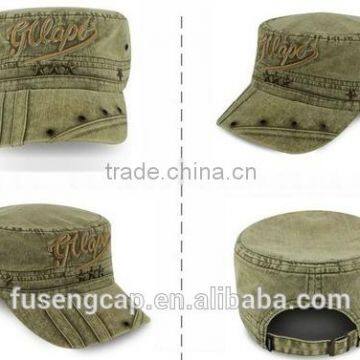 100% cotton twill Military hats