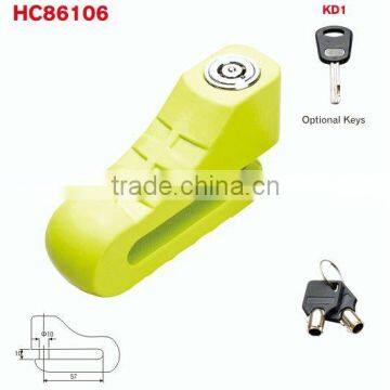 stainless disc lock, motorcycle lock,Mini lockHC86106