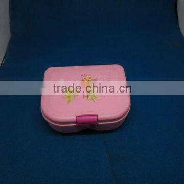 double plastic lunch box food storage